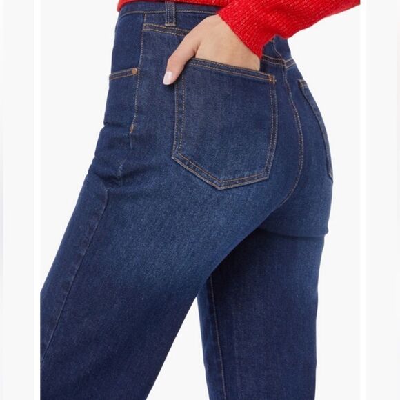 Justfab Button Fly Straight Leg Jeans Rinse Wash 29 NWT and in packaging - Picture 4 of 10